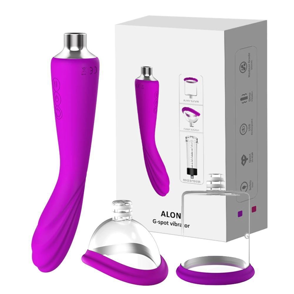 VIBRADOR ESTIMULANTE ALON SUGADOR 12 VIBRAÇÕES -LANÇAMENTO