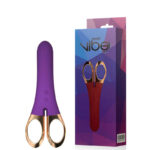 Vibrador Recarregável com Alças Formato Tesoura com Controle via Aplicativo à Distância – GOOD VIBE TOYS - black