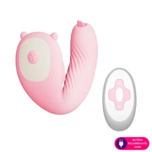 Vibrador calcinha estimulador clitoriano com controle remoto