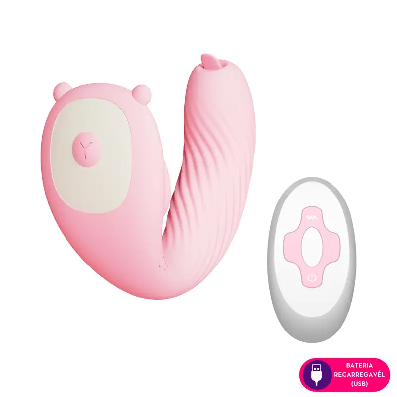 Vibrador calcinha estimulador clitoriano com controle remoto