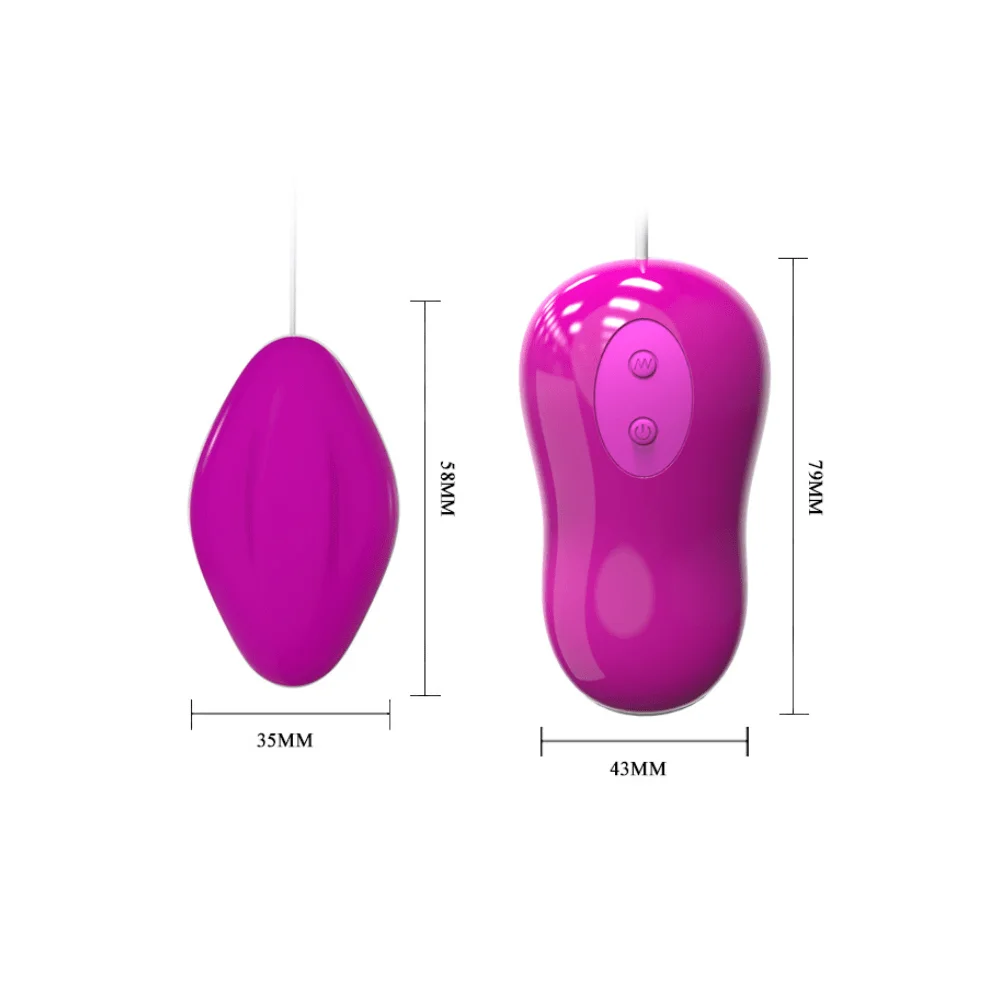 Pretty Love Avery – Cápsula vibratória com controle remoto com fio - Imagem 4