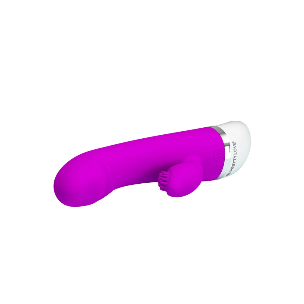 Pretty Love David – Vibrador com estimulador clitoriano com cerdas - Imagem 5
