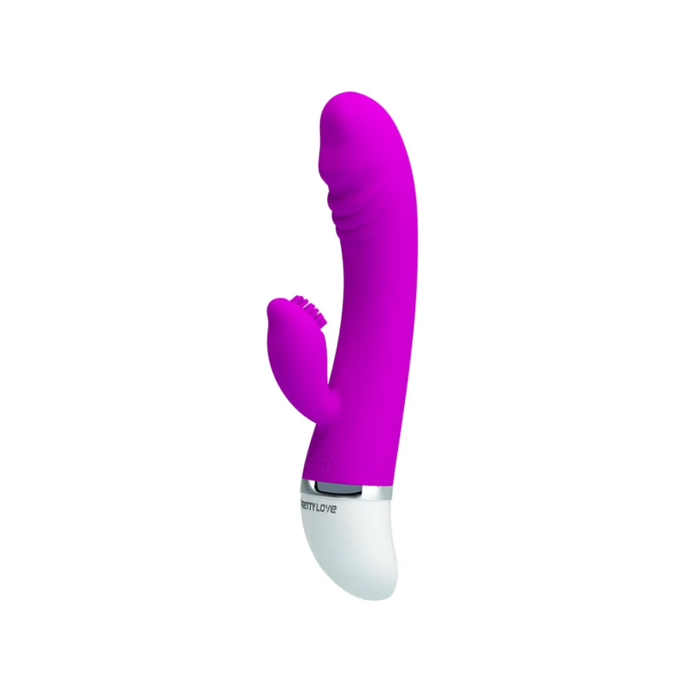 Pretty Love David – Vibrador com estimulador clitoriano com cerdas - Imagem 2