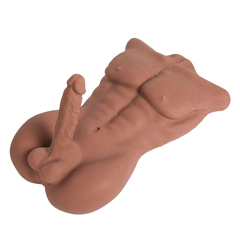 Homem Meio Corpo em CyberSkin - Pênis com Vértebra - Imagem 7