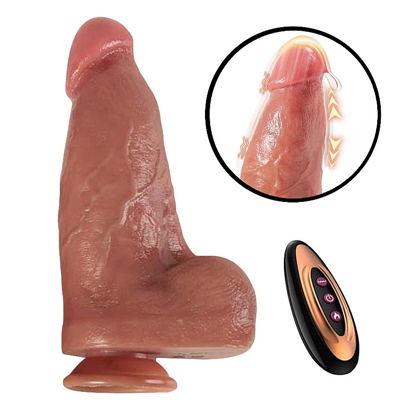 Pênis Realístico em Silicone Líquido com Vai e Vem / Aquecimento - 24,0 x 6,8 - S - Imagem 6