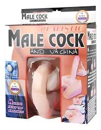 Hermafrodita Male Cock - Pênis e Vagina em CyberSkin com Vibrador - Baile