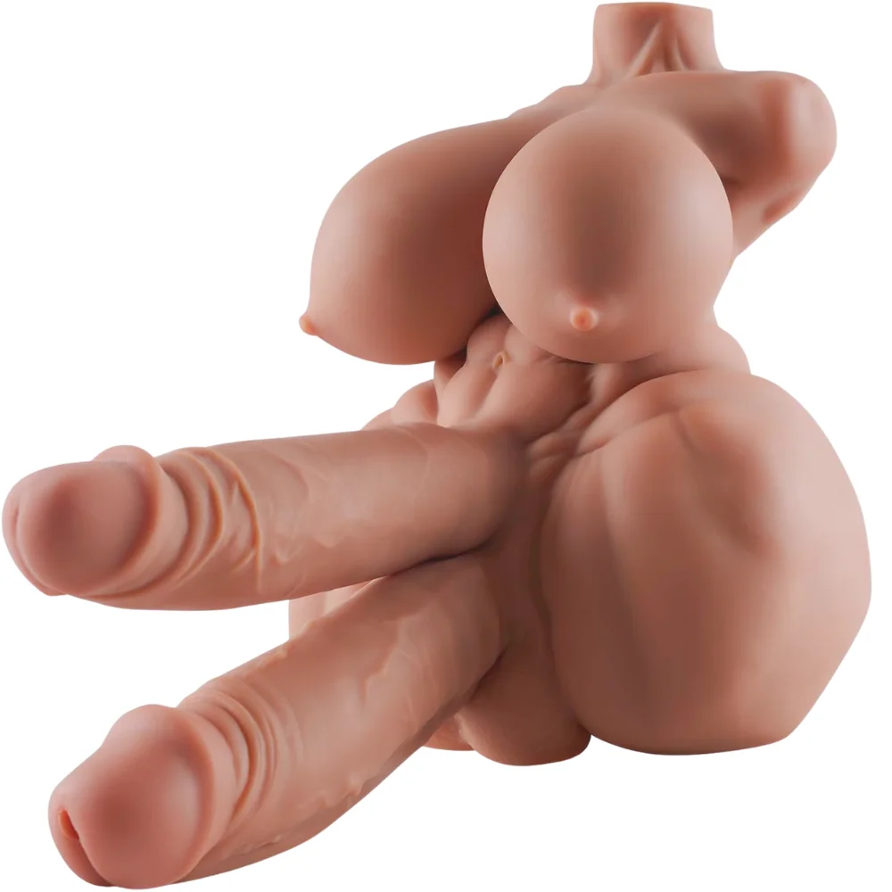 Masturbador Hermafrodita com duplo pênis - NOVIDADE - Imagem 3
