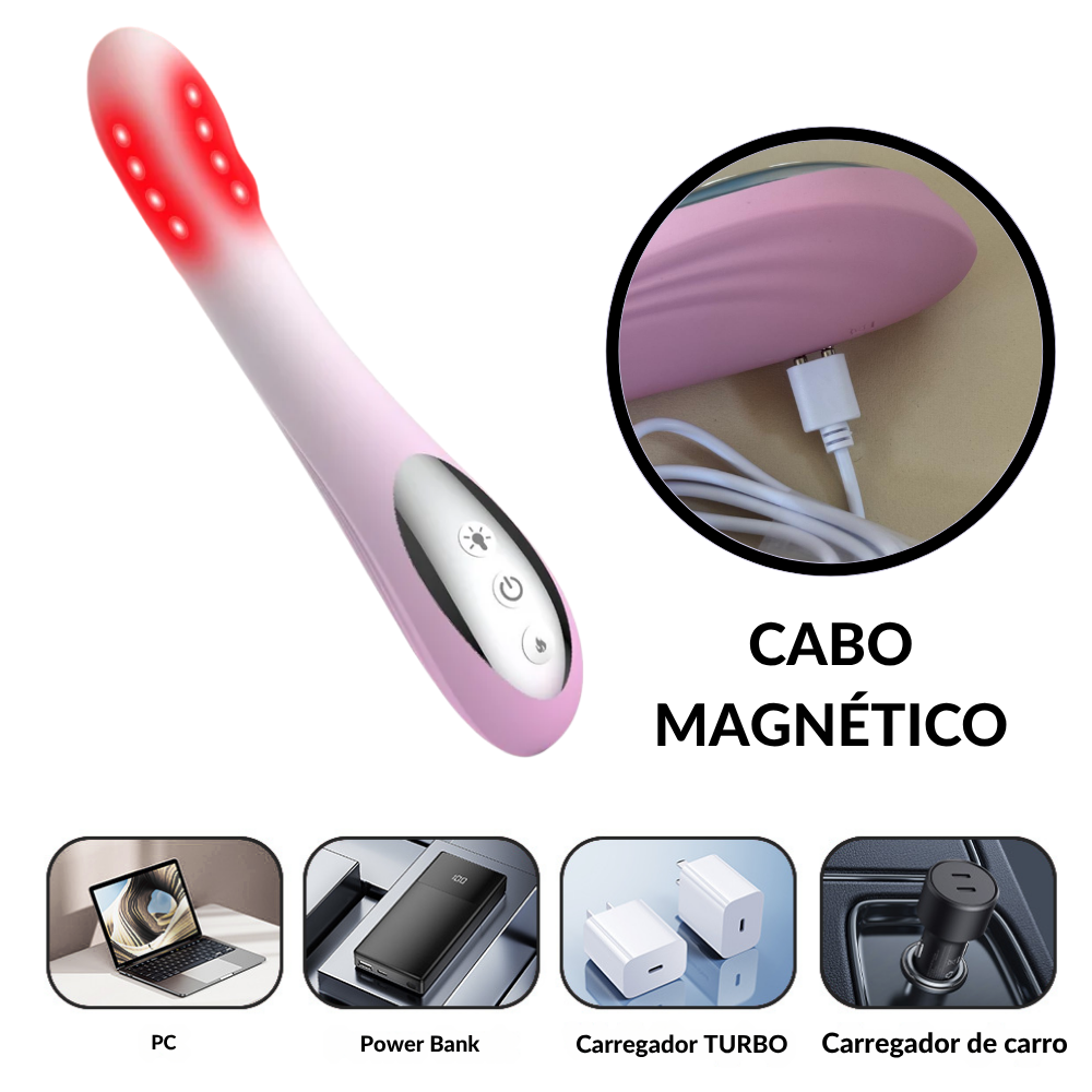 Vibrador Estimulador Ponto G com LED e Aquecimento - NOVIDADE - Imagem 3