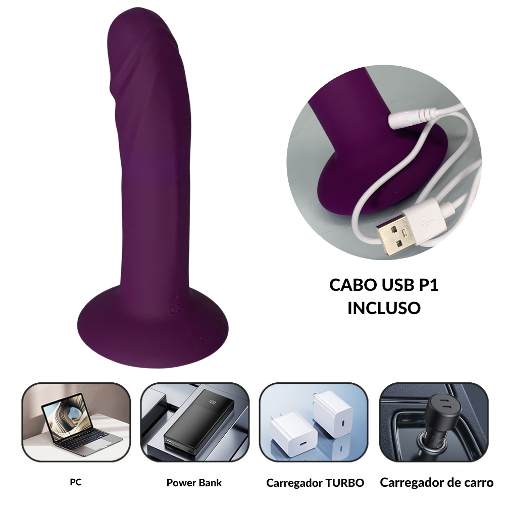 Vibrador ponto g formato glande por aplicativo- NOVA IMPORTAÇÃO - Imagem 6