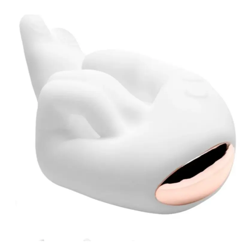Vibrador premium em formato de mão com vai e vem e aquecimento-  IMPORTAÇÃO JUNHO - Imagem 2
