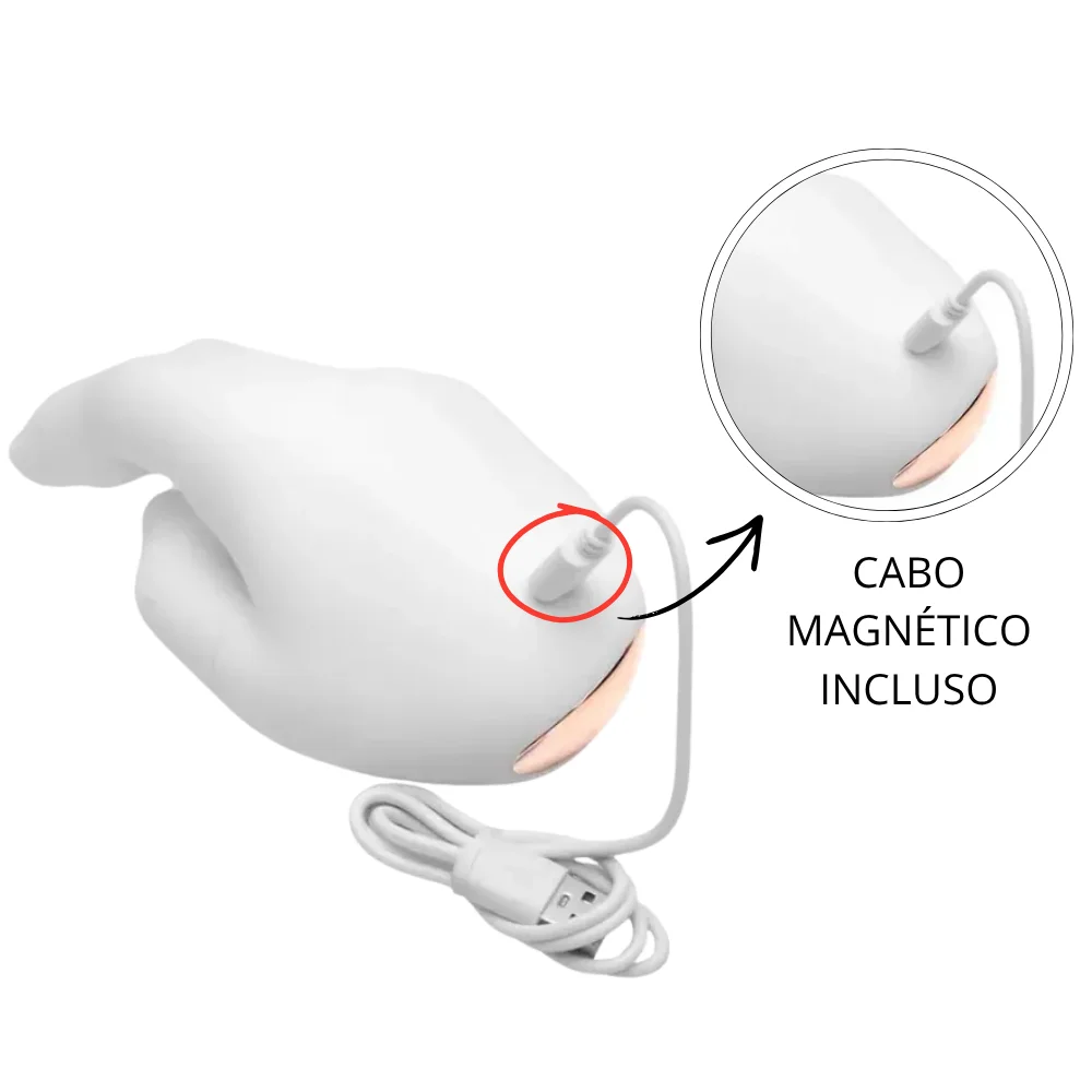 Vibrador premium em formato de mão com vai e vem e aquecimento-  IMPORTAÇÃO JUNHO - Imagem 6