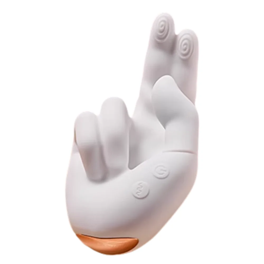 Vibrador premium em formato de mão com vai e vem e aquecimento-  IMPORTAÇÃO JUNHO